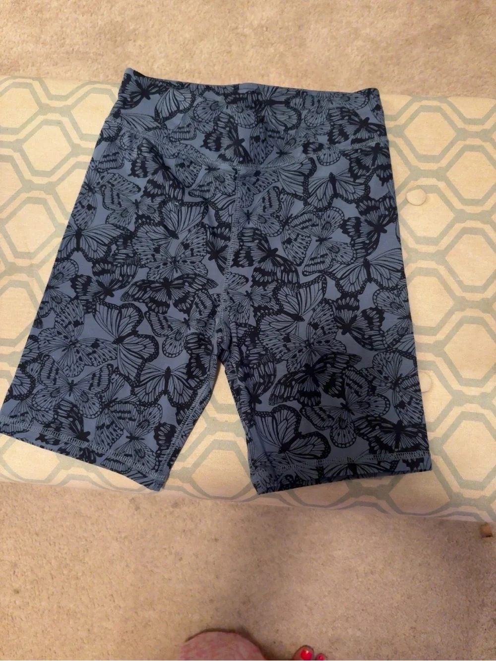NWT GAP Kids Butterfly Bike Shorts XXL (14–16) Organic Cotton Blue